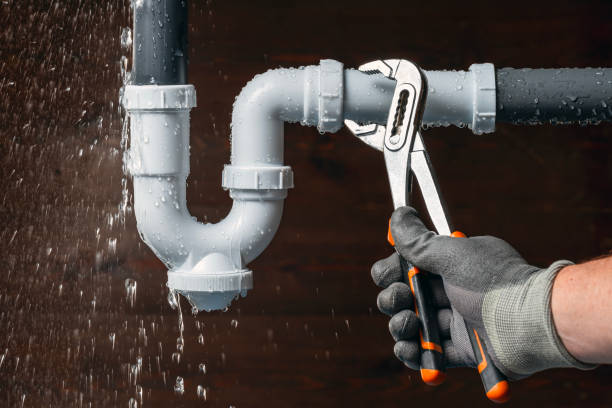 Professional Plumbing technician working in Red Hill, PA